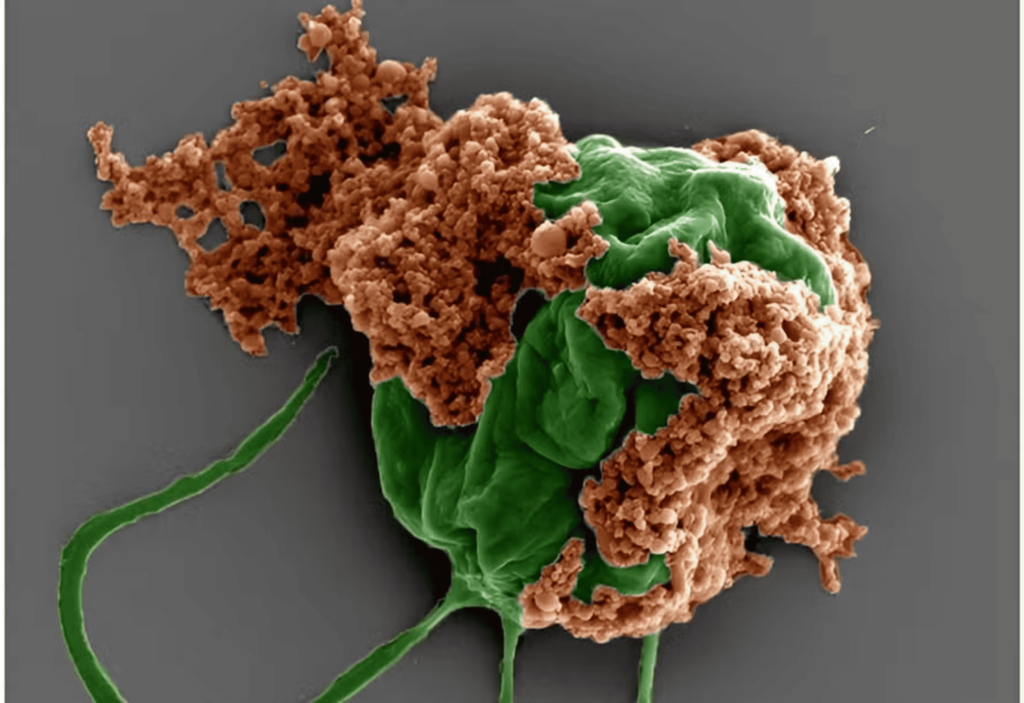 Microrrobôs usam algas para ‘nadar’ pelo pulmão e combater câncer