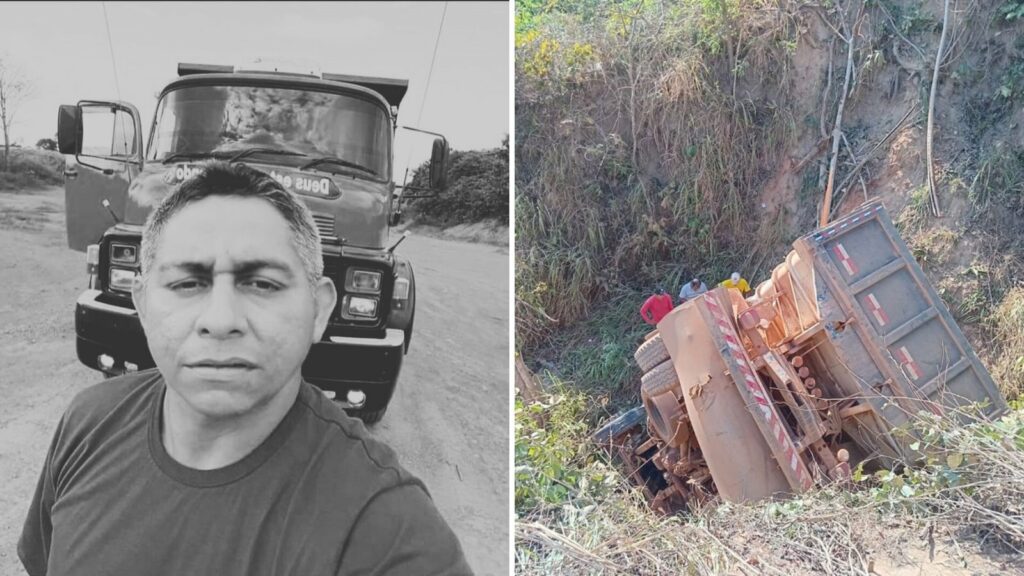 Motorista morre após caçamba tombar às margens da BR-222