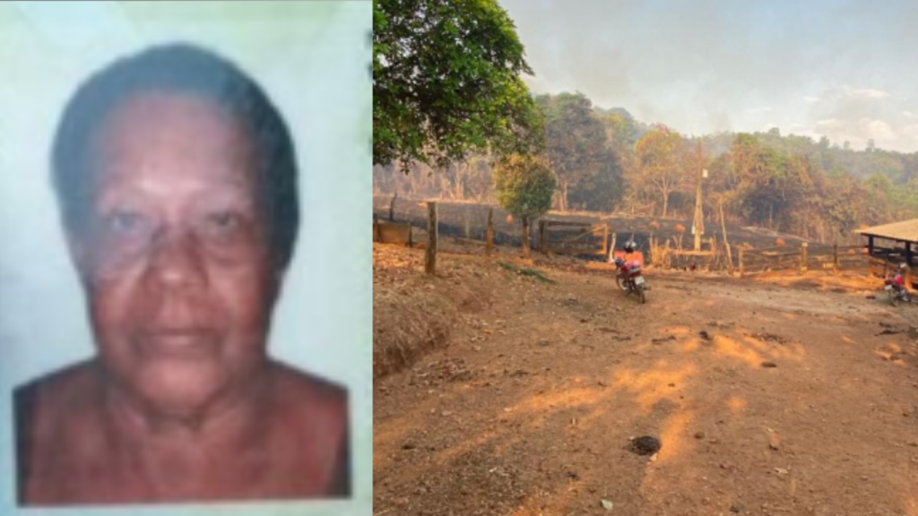 Mulher morre carbonizada ao tentar apagar incêndio em fazenda de