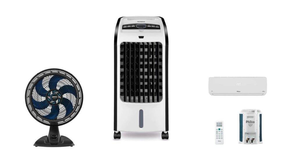 Ofertas do dia: ar-condicionado, ventilador e climatizador com até 36%