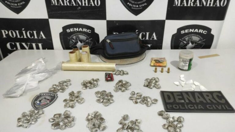 Operação apreende drogas, armas e munições no MA