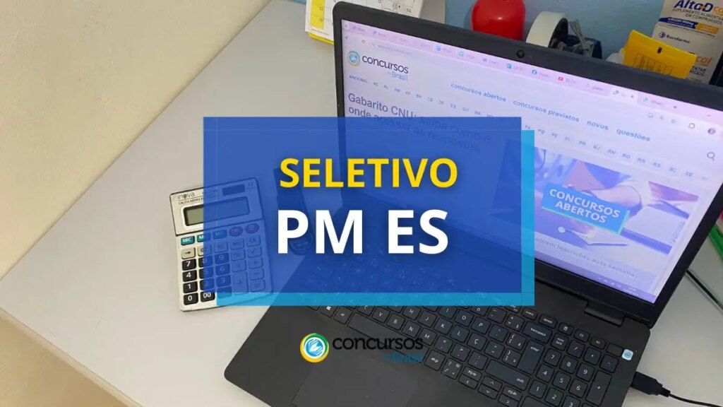 PM ES divulga edital de processo seletivo simplificado