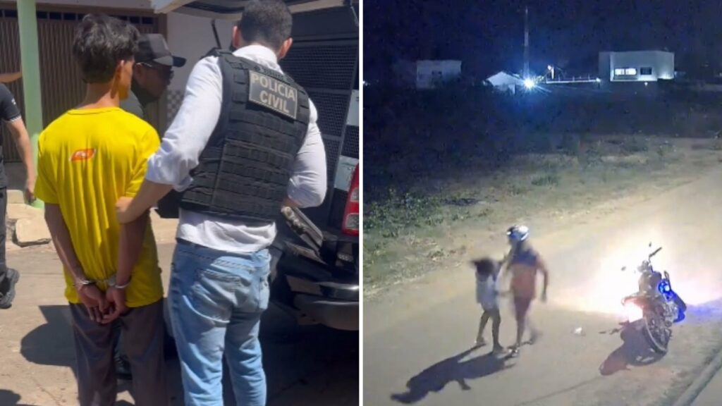 Polícia prende homem flagrado agredindo adolescente