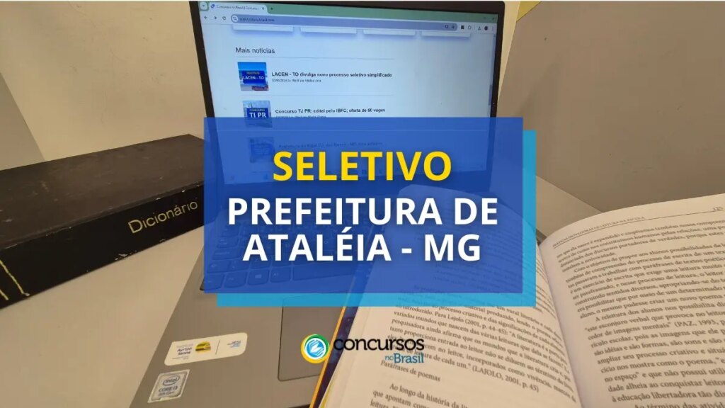 Prefeitura de Ataléia - MG abre novo processo seletivo