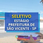 Prefeitura de São Vicente - SP abre seleção de estágio