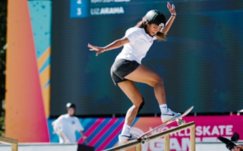 Rayssa Leal é campeã mundial de skate street, em Roma,