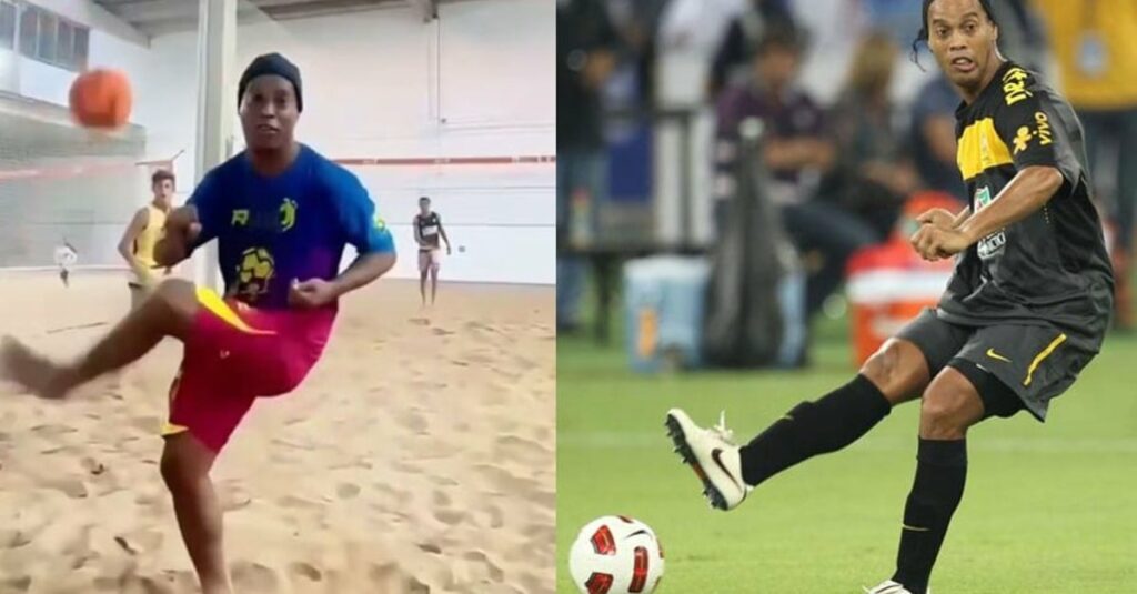 VÍDEO – Malabarismo de Ronaldinho Gaúcho em futevôlei viraliza