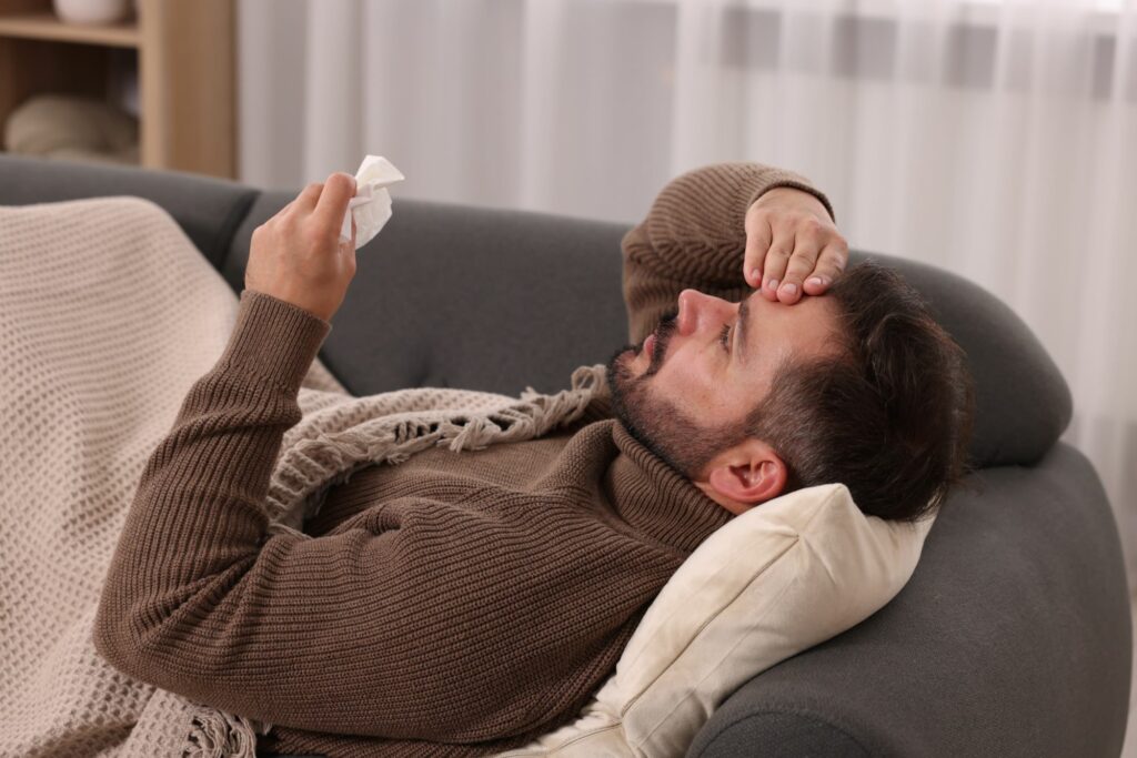 A gripe é mais severa em homens ou eles exageram