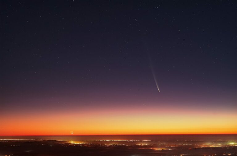 Brasileiro tem foto de cometa publicada pela NASA