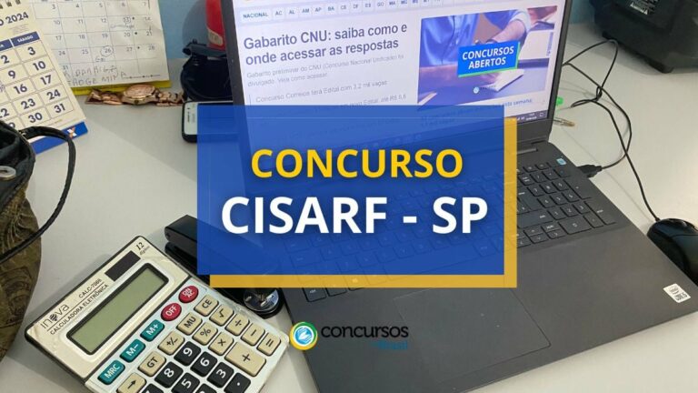 Concurso CISARF - SP oferta ganhos de até R$ 4,1