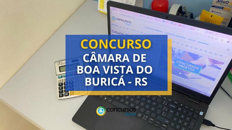 Concurso Câmara de Boa Vista do Buricá