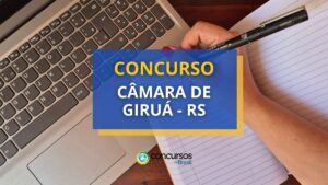 Concurso Câmara de Giruá - RS abre edital; R$ 3,9