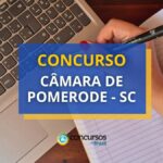 Concurso Câmara de Pomerode - SC está com edital aberto