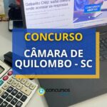 Concurso Câmara de Quilombo - SC: veja quais os cargos