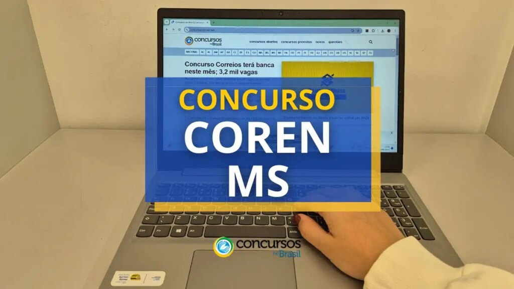 Concurso Coren MS oferece vencimentos de até R$ 6,1 mil