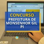 Concurso Prefeitura de Monsenhor Gil