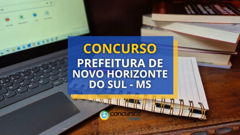 Concurso Prefeitura de Novo Horizonte do Sul