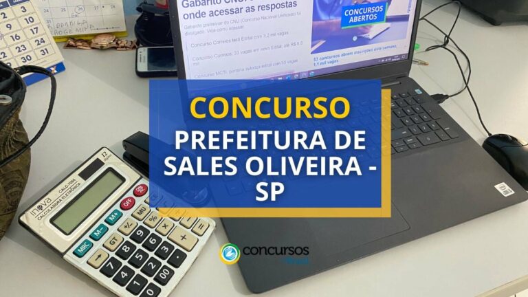 Concurso Prefeitura de Sales Oliveira