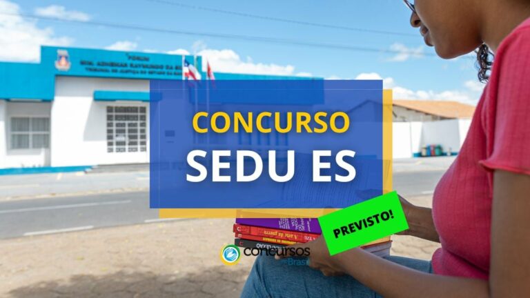 Concurso SEDU ES tem banca contratada; 1,2 mil vagas