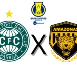 Coritiba x Amazonas: escalações, horário e onde assistir – Série