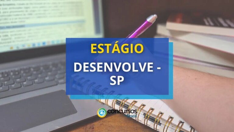 Desenvolve SP abre edital de estágio; bolsa de R$ 1,6