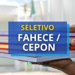 FAHECE - SC abre novo seletivo: ganhos de R$ 4,5