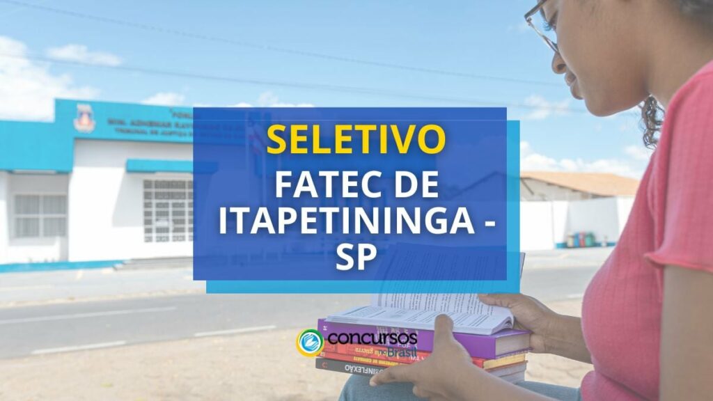 Fatec de Itapetininga - SP abre vaga; salário por hora