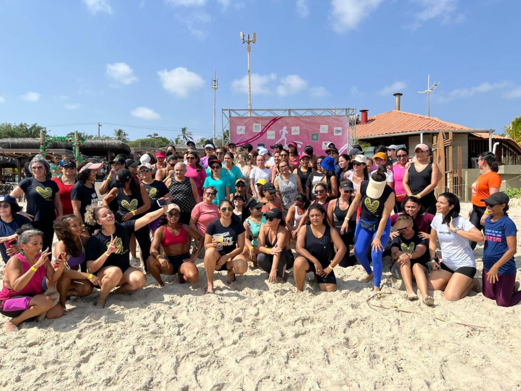 Funcional Beach realiza edição especial em apoio à Campanha Outubro