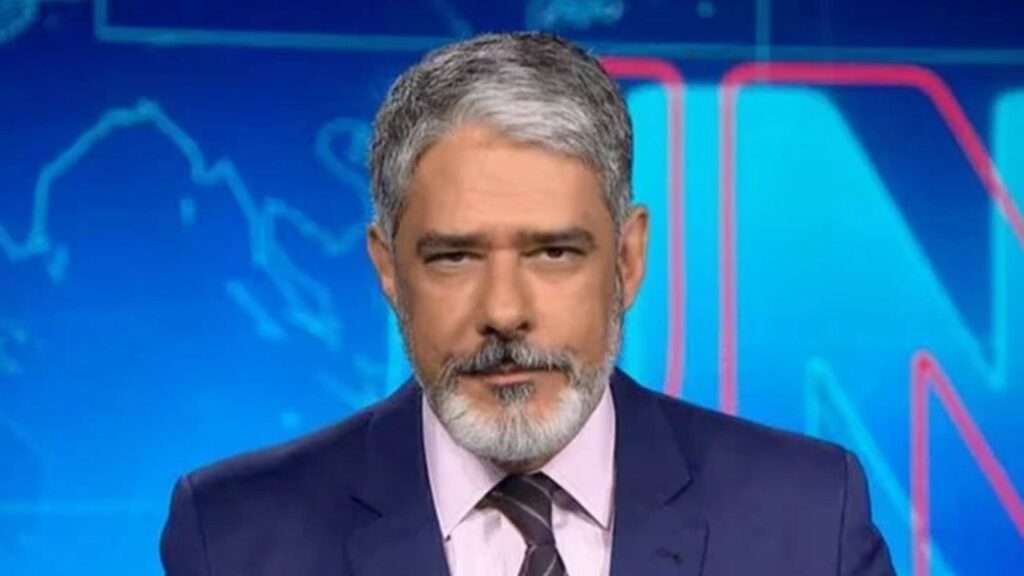 Globo decide quem vai substituir William Bonner no Jornal Nacional