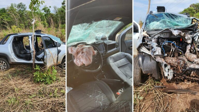 Grave acidente deixa três feridos na BR-230