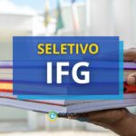 IFG promove processo seletivo para Câmpus de Uruaçu