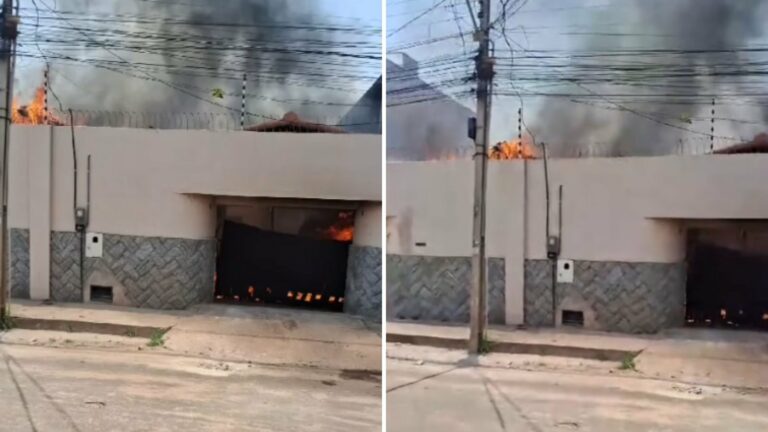 Incêndio de grandes proporções atinge casa em Imperatriz