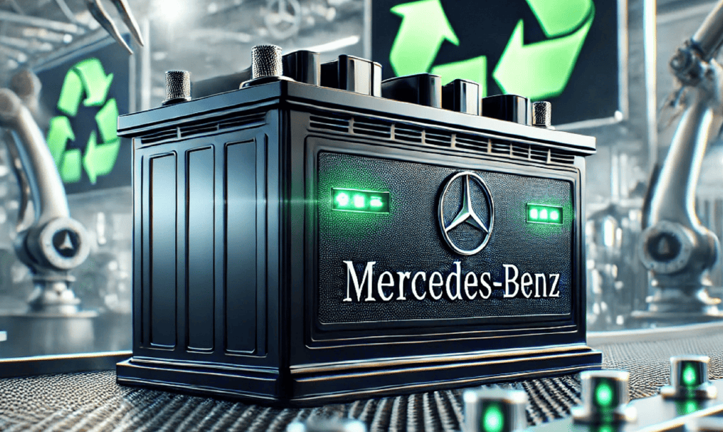 Mercedes-Benz inaugura fábrica capaz de reciclar praticamente todas baterias