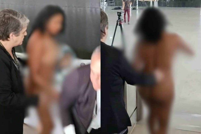 Mulher pelada entra no Palácio do Planalto