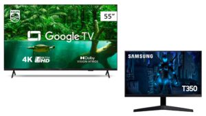 Ofertas do dia: Amazon tem smart TVs e monitores com