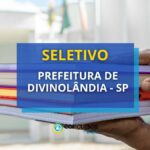 Prefeitura de Divinolândia - SP abre edital de seletivo