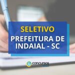 Prefeitura de Indaial - SC abre seleção: até R$ 4,5