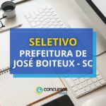 Prefeitura de José Boiteux - SC: seletivo para Educação