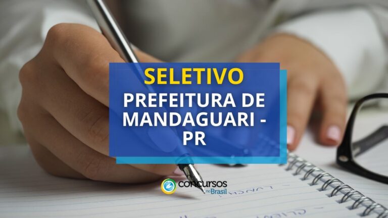 Prefeitura de Mandaguari - PR abre processo seletivo