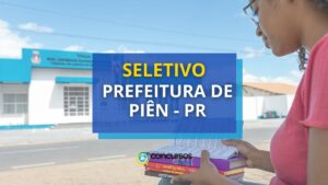 Prefeitura de Piên - PR abre vagas em processo seletivo