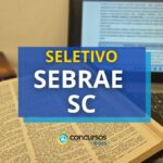 Sebrae SC abre vagas para bolsista; R$ 5 mil mensais