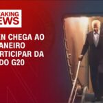 Biden, Macron e Xi Jinping desembarcam no Rio para a