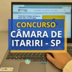 Concurso Câmara de Itariri - SP: mensais de R$ 4.921,70