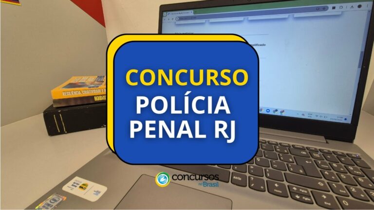 Concurso Polícia Penal RJ abre 300 vagas imediatas