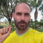 Eduardo Bolsonaro: vitória de Trump exporá ‘fraude’ sobre entrada de