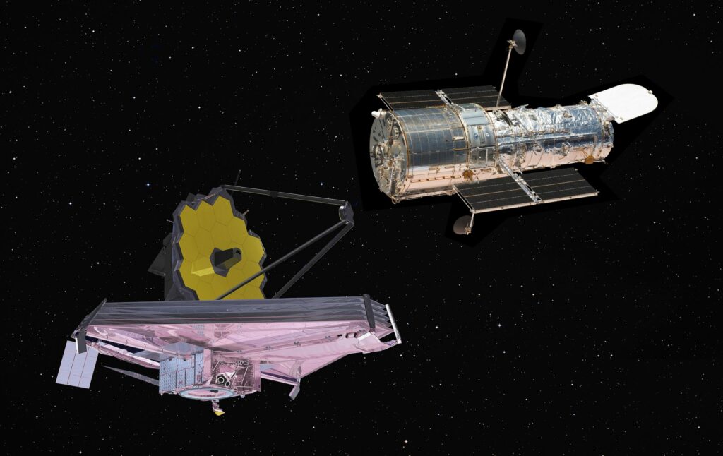 Hubble e Webb se unem para observar estrela “cinematográfica”