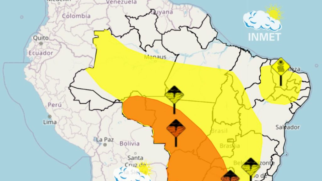 MA tem alerta para 34 cidades até esta quinta, 07