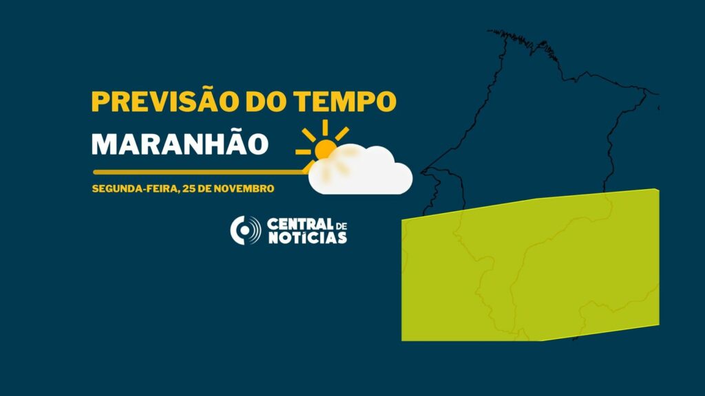 Maranhão tem alerta para acumulado de chuva nesta segunda, 25