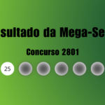 Mega-Sena 2801: veja resultado de hoje, quinta-feira (28)