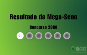 Mega-Sena 2880: veja resultado de hoje, terça-feira (26)